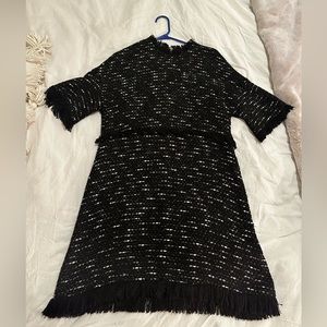 Zara Tweed Shift Dress
